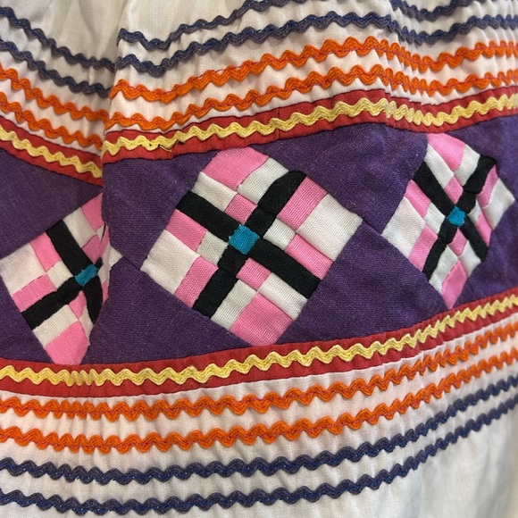 Handmade Native American Toddlers Patchwork Skirt - Picture 9 of 10